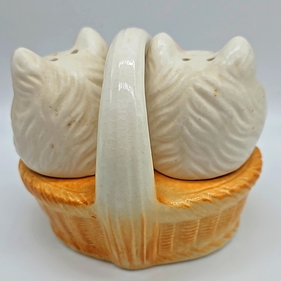 Vintage ceramic cats salt and pepper shakers - Picture 4 of 12